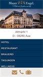 Mobile Screenshot of hotel-blauerengel.de